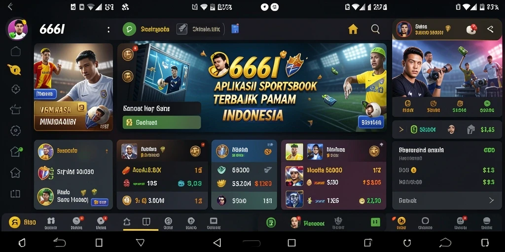 Screenshot utama 666I menampilkan antarmuka taruhan yang dinamis.