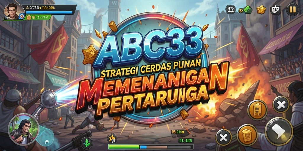Tampilan gameplay yang mendebarkan dalam ABC33 menunjukkan strategi yang kompleks.