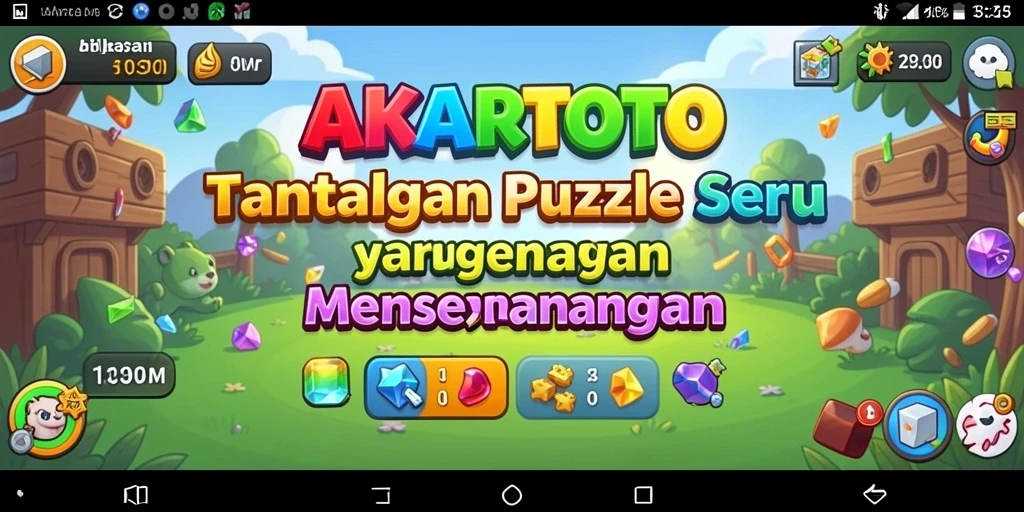 Gambaran gameplay seru dari AKARTOTO yang penuh tantangan.