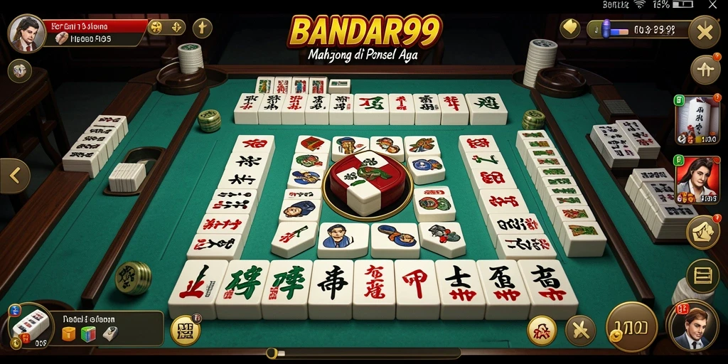 Tampilan gameplay Mahjong yang seru dan menantang di BANDAR99.