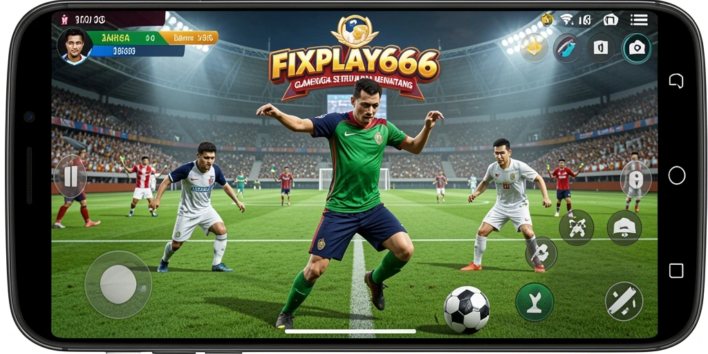 Tangkapan layar utama dari gameplay FIXPLAY666 dengan aksi olahraga yang seru.