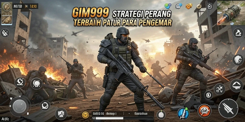 Tampilan menarik GIM999 dengan gameplay strategi yang menantang.