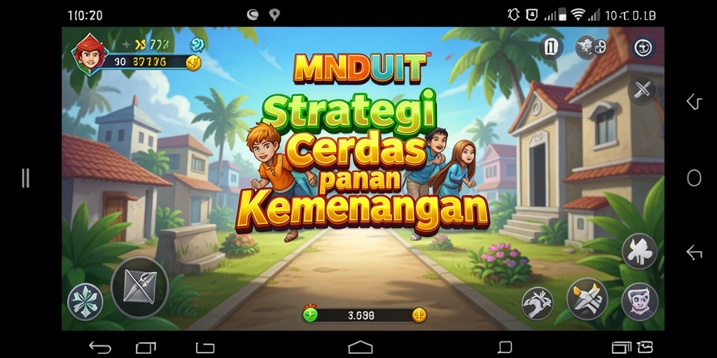 Tampilan gameplay MNDUIT dengan strategi yang intens dan mendebarkan.