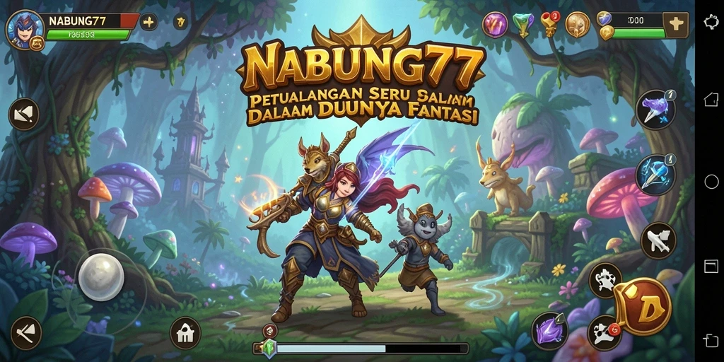 Tampilan gameplay NABUNG77 yang mengasyikkan dan penuh petualangan.