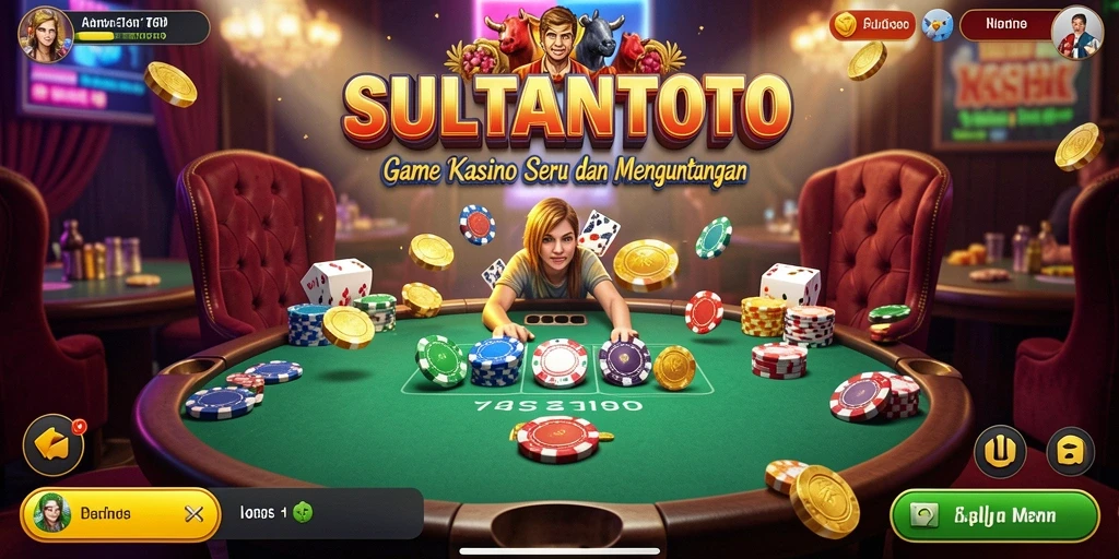 Tampilan screenshot SULTANTOTO yang menampilkan keseruan gameplay Kasino.