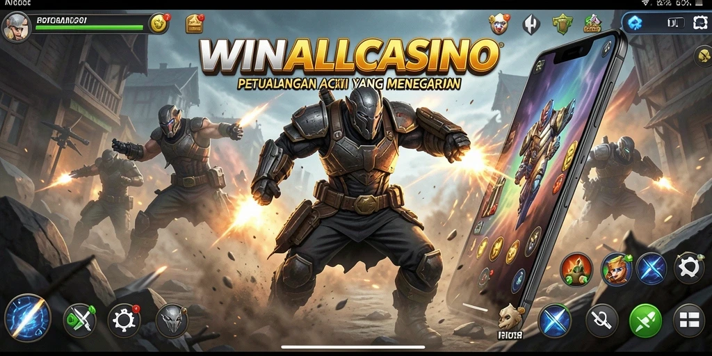 Tangkap momen epic dalam gameplay action WINALLCASINO.